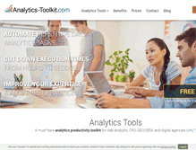 Tablet Screenshot of analytics-toolkit.com